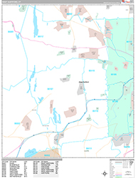 West Hartford Wall Map Premium Style 2026
